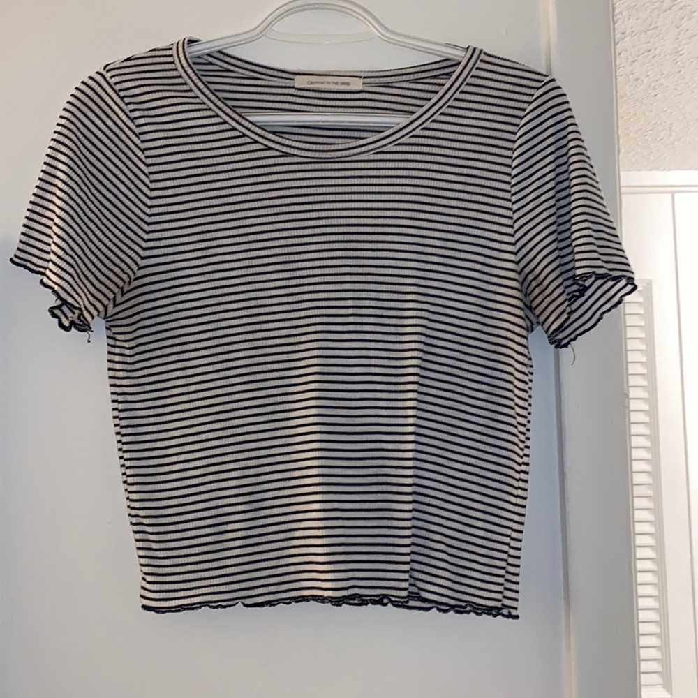 Black & White Stripped T-shirt - M
